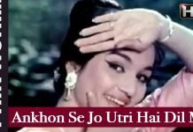 Lyrics Aankhon Se Jo Utri Hai Dil Me
