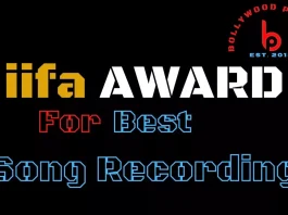 IIFA Award for Best Song Recording IIFA Award for Best Song Recording