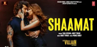 Lyrics Shaamat Lyrics Shaamat from Ek Villain Returns (2022) by Bollywood Product